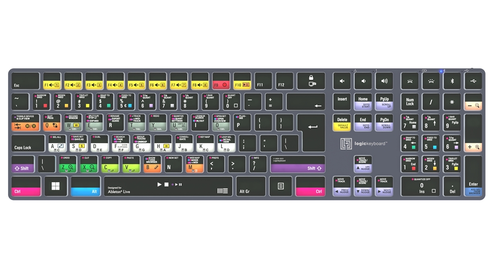 Logickeyboard Ableton Live Shortcut TITAN Windows Keyboard USE Intl. English